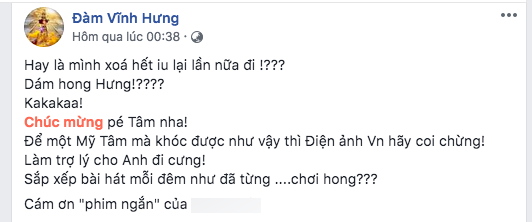 Đàm Vĩnh Hưng,Mỹ Tâm,sao Việt